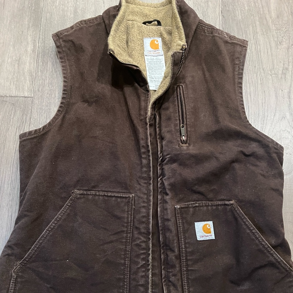 Women’s Brown Carhartt Vest Size Medium